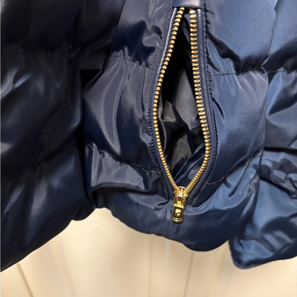 Marc New York blue faux fur lined hooded puffer jacket. NWOT!! Size XL. - Picture 9 of 10